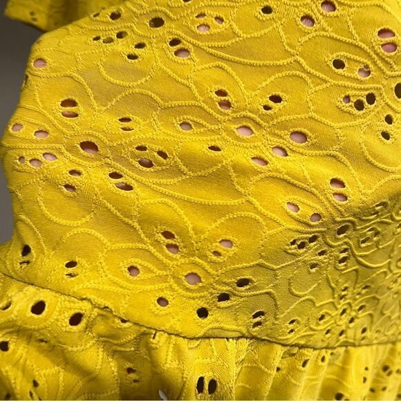 Nanette Short Sleeve plus size mustard color blouse top size 2 X - Picture 5 of 13